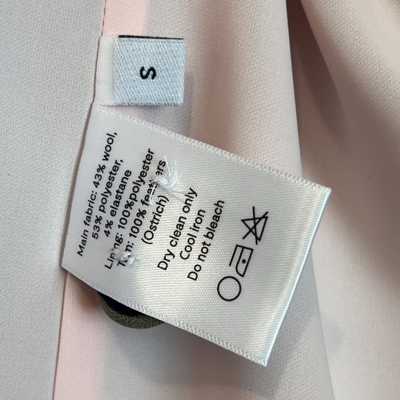 Sleeper Feather Blazer Girl With Pearl Button Jacket Sz S - Picture 8 of 8